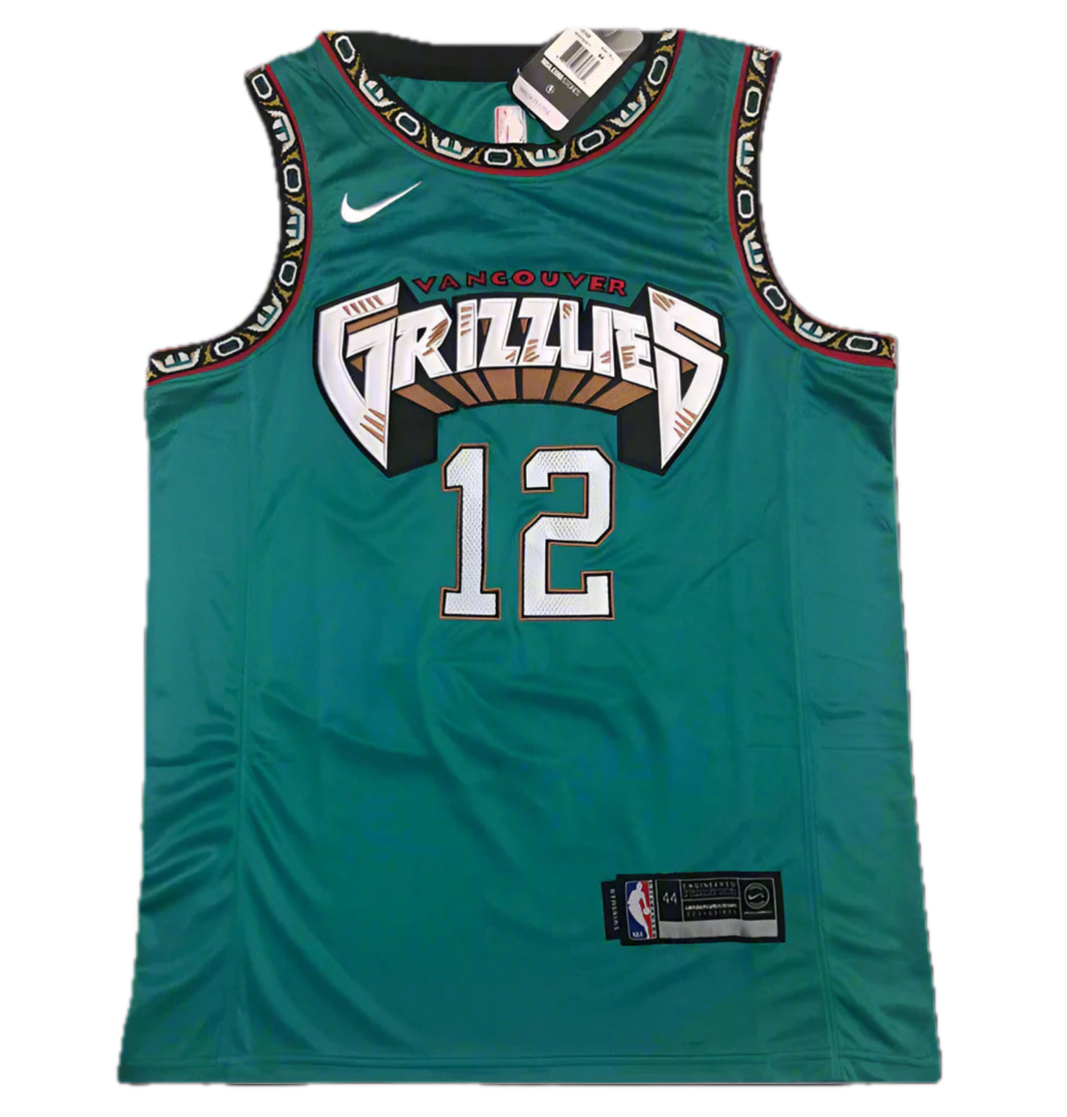 Vancouver Grizzlies #12 Morant Swing Jersey (Teal)