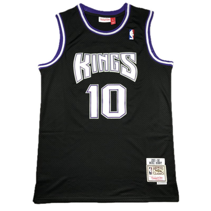 Sacramento #10 Bibby (Black/Purp) Classics Jersey