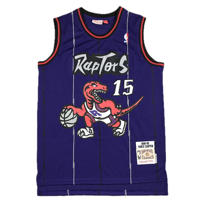 Toronto Raptors #15 Vince Carter Purple Classics Jersey - Authentic Retro