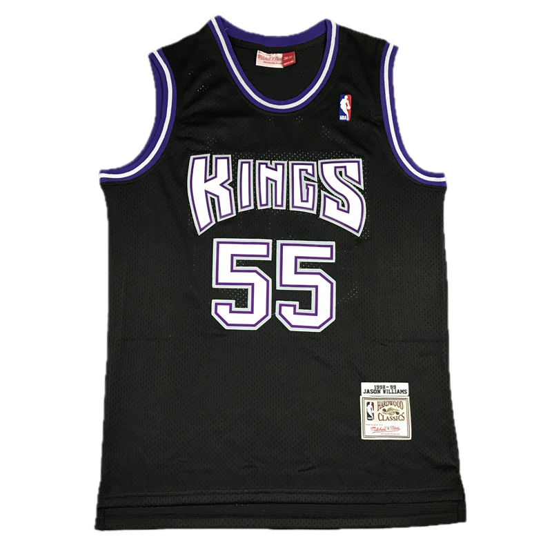 ason Williams #55 Sacramento Kings Black Purple Jersey - Classic Edition