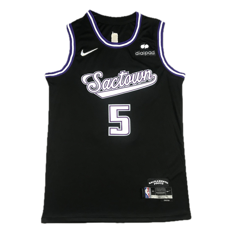 Sacramento Kings #5 Fox 2021-2022 Sactown Swing Jersey