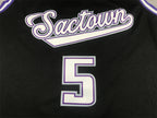 Sacramento Kings #5 Fox 2021-2022 Sactown Swing Jersey