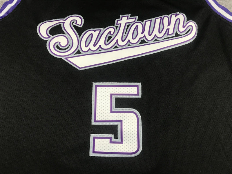 Sacramento Kings #5 Fox 2021-2022 Sactown Swing Jersey