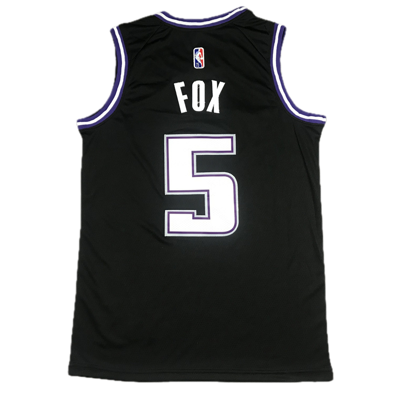 Sacramento Kings #5 Fox 2021-2022 Sactown Swing Jersey