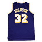 L.A. Lakers #32 Magic Johnson 1984-85 Throwback Classics Jersey (Home - Away)