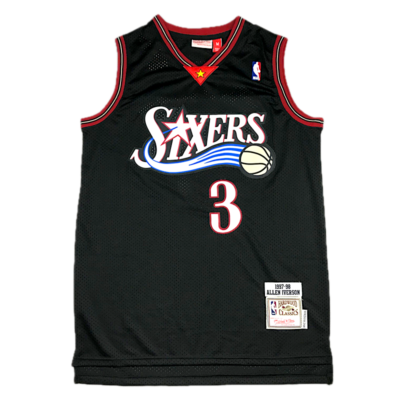 Philadelphia 76ers #3 Allen Iverson 1997-98 Throwback Classics Jersey