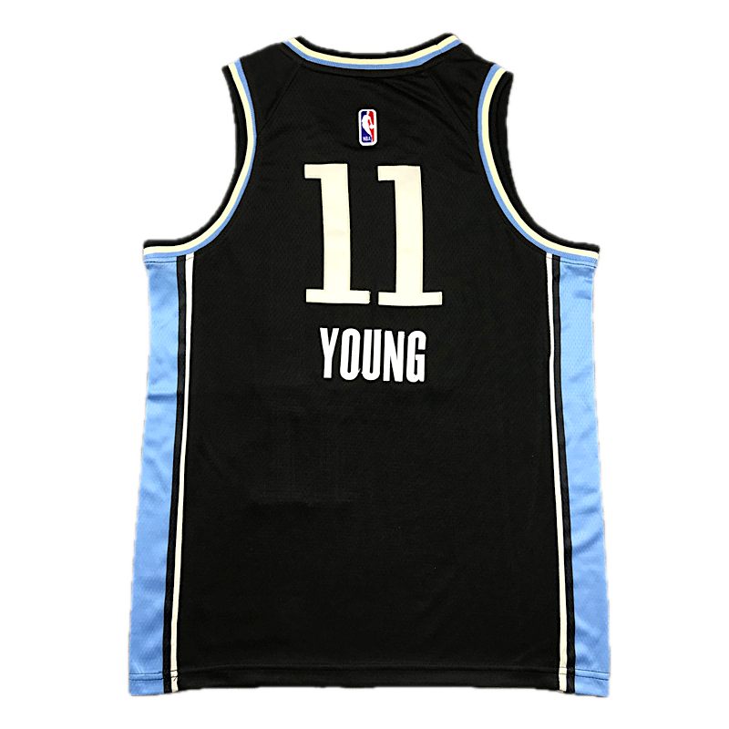 ATL #11 Young (Black/BabyBlue)Swing Jersey