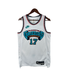 Vancouver Grizzlies #17 Kawamura (White/Teal) Swingman Jersey