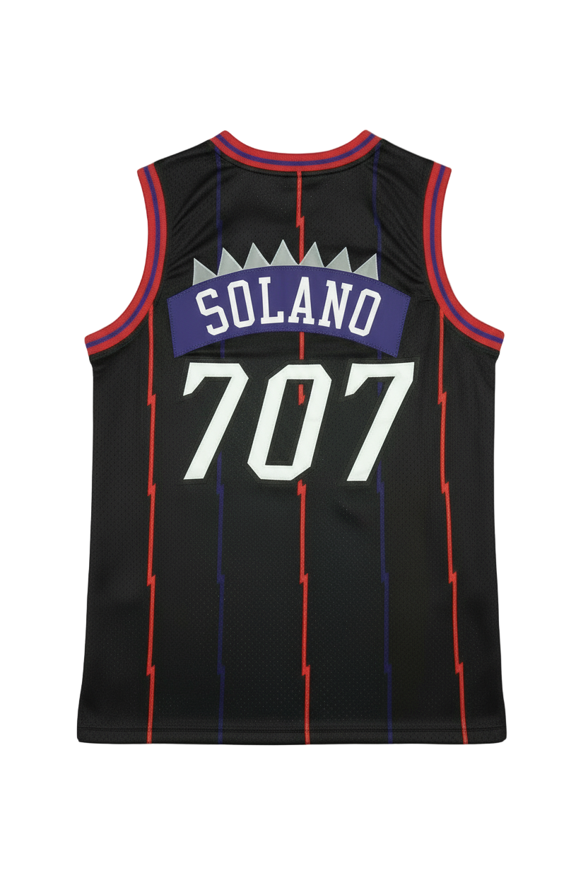 SOLANO 707 Raptors Theme Custom Classics Jersey