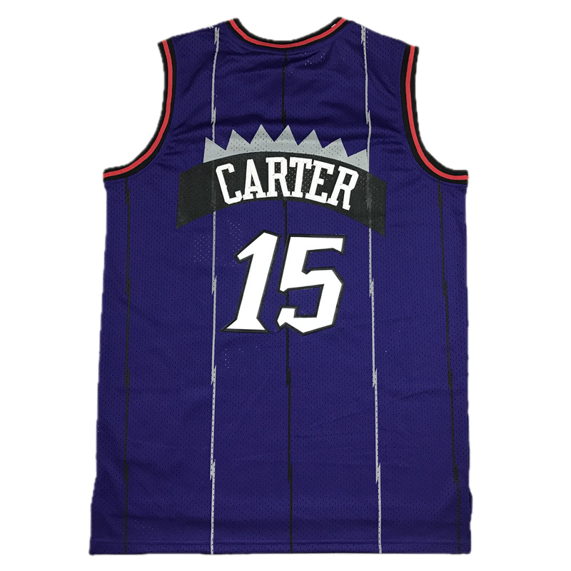 Toronto Raptors #15 Vince Carter Purple Classics Jersey - Authentic Retro