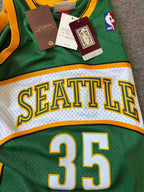Seattle Super Sonics #35 Kevin Durant Throwback Classics Jersey
