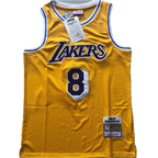 L.A. Lakers #8 Kobe Bryant 1996-97 Throwback Classics Jersey (Yellow)