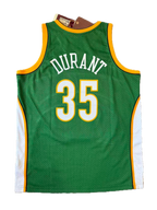 Seattle Super Sonics #35 Kevin Durant Throwback Classics Jersey