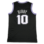 Sacramento #10 Bibby (Black/Purp) Classics Jersey