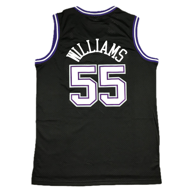 ason Williams #55 Sacramento Kings Black Purple Jersey - Classic Edition