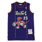 Toronto Raptors #15 Vince Carter Purple Classics Jersey - Authentic Retro